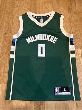Damian Lillard Milwaukee Bucks Jersey Youth L